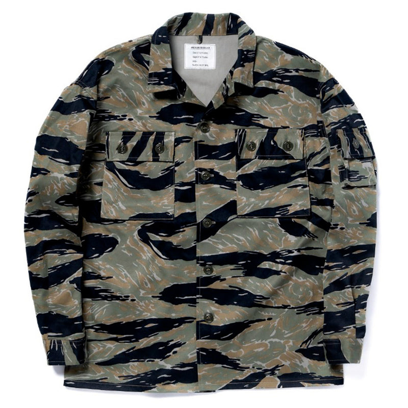 The real McCoys - Veste Tiger Camouflage - Vert