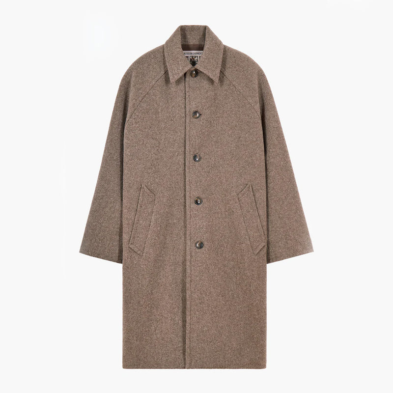 Museum Garments - Manteau Car Coat Raglan - Beige Chiné
