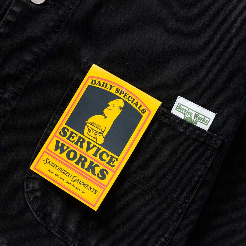 Service Works - Veste Jeans Coverall 2.0 - Bleu Dark Wash