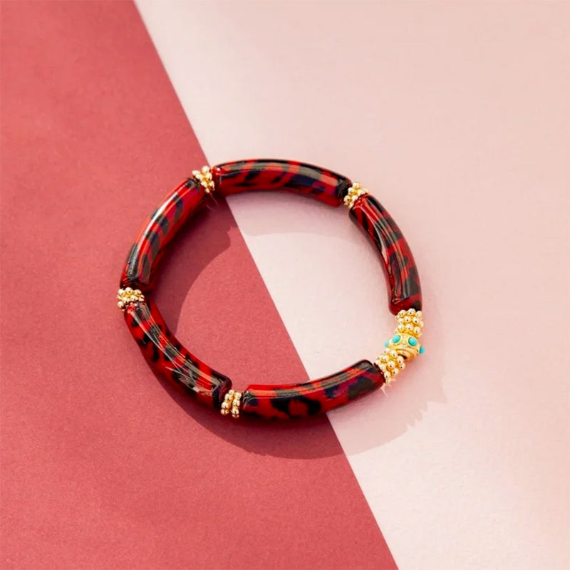 Juhu - Bracelet Juhu - Tigre Noir & Rouge