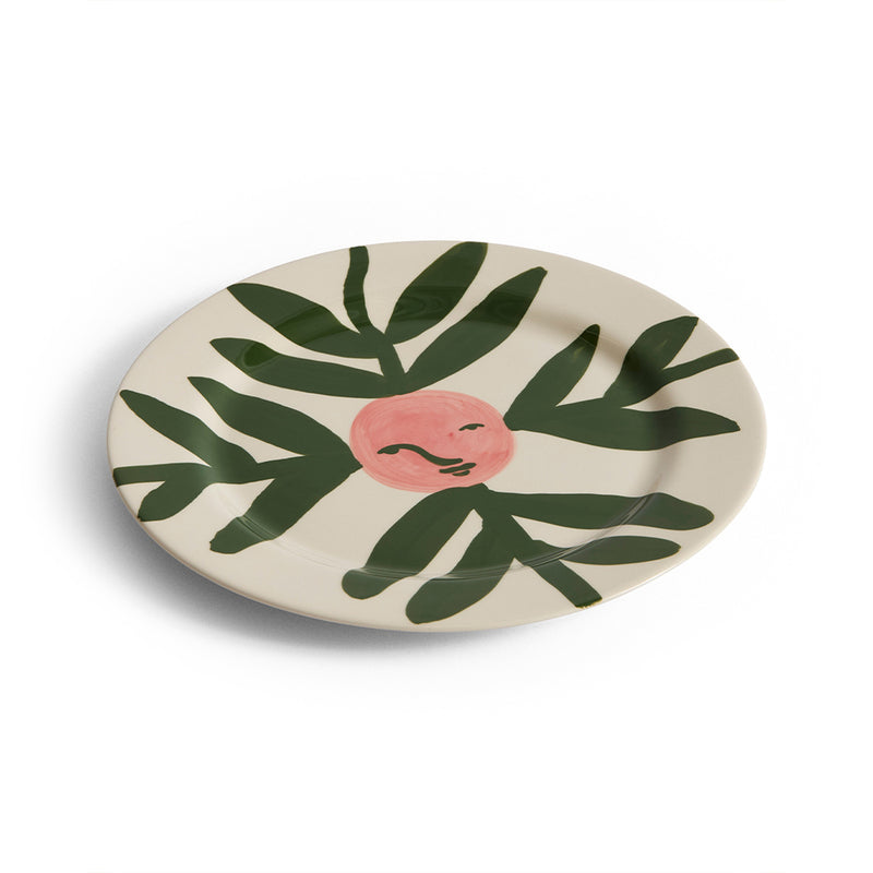 Assiette plate - Blush Face Vine - Hay