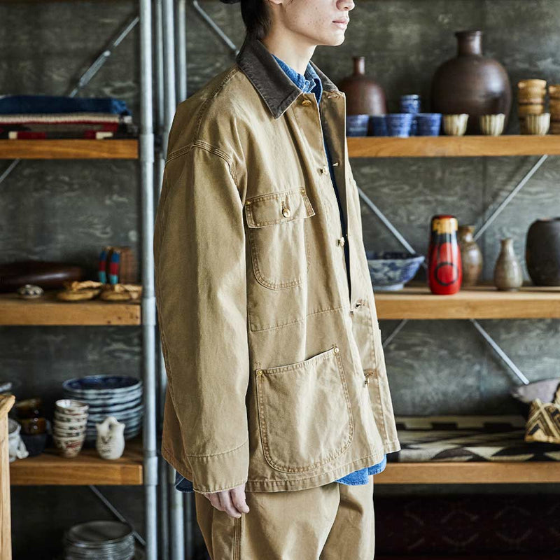 OrSlow - Veste Décontracté Coverall - Marron