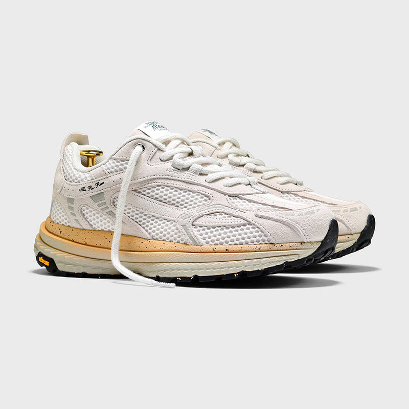 Mercer - Baskets The Re Run Vibram Nubuck - Crème