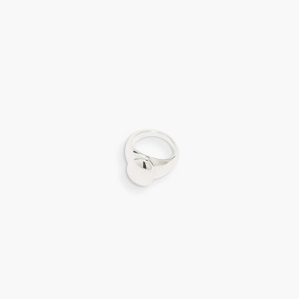 RAGBAG - Bague Dualism Oval Signet - Argent