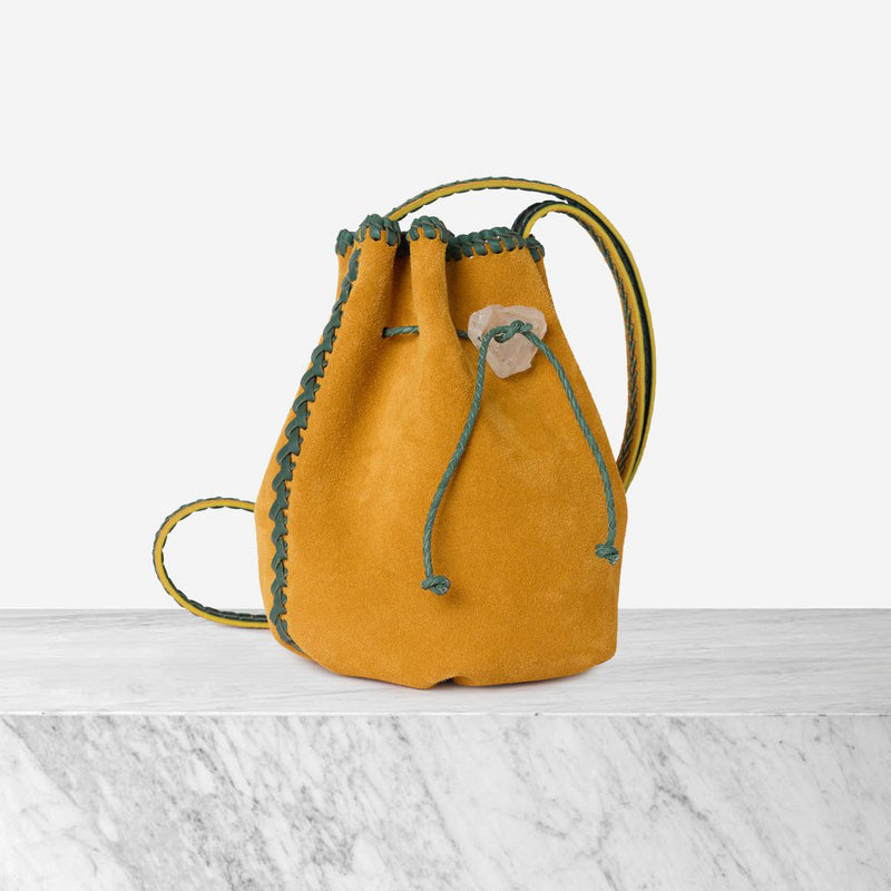 Iacobella - Sac Nirmala Suede - Ocre