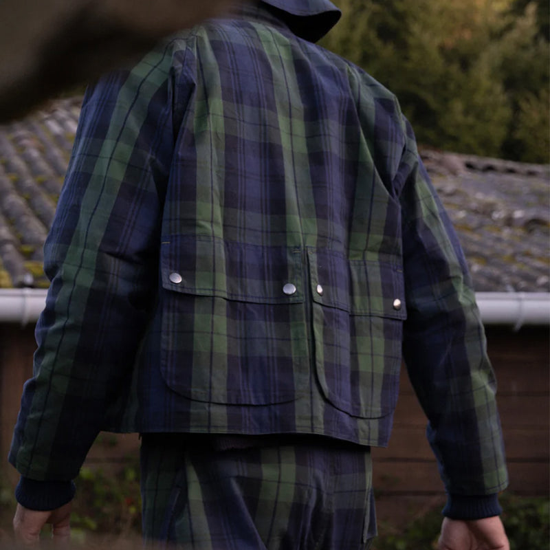 Brut - Veste The Checked Wax - Vert & Bleu