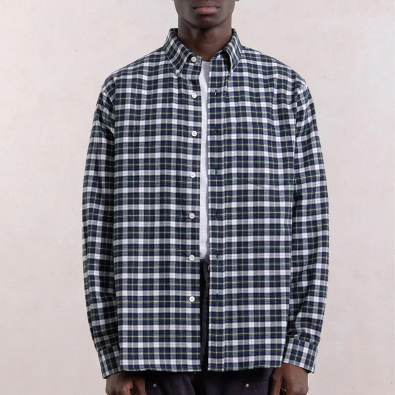 Museum Garments - Chemise Dad Carreaux - Bleu & Blanc