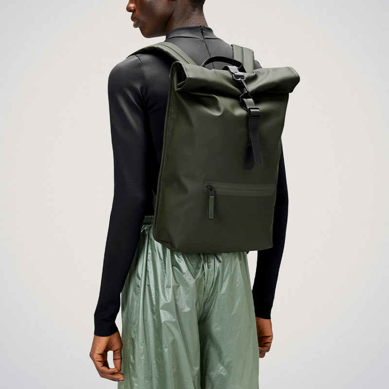 Rains - Sac à dos Rolltop Rucksack - Vert