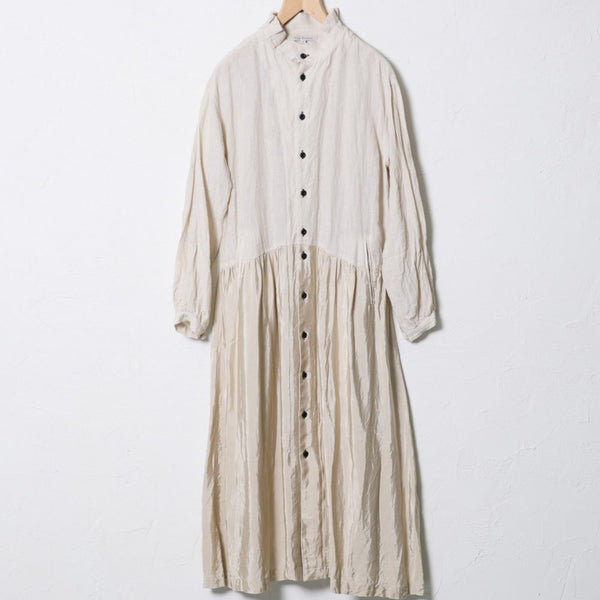 Vlas Blomme - Robe vintage - Beige