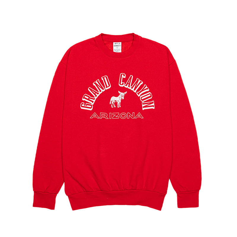 Wild Donkey - Sweat Grand Canyon Femme - Rouge