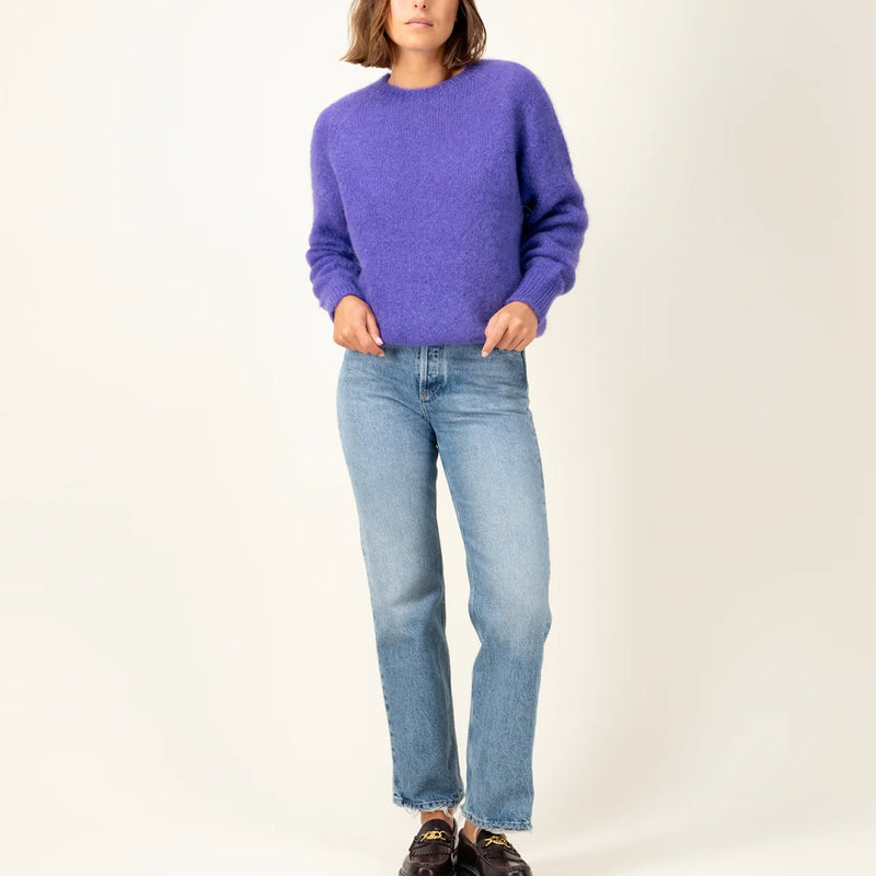 Tricots Jean Marc - Pull Anouch Col Rond - Violet
