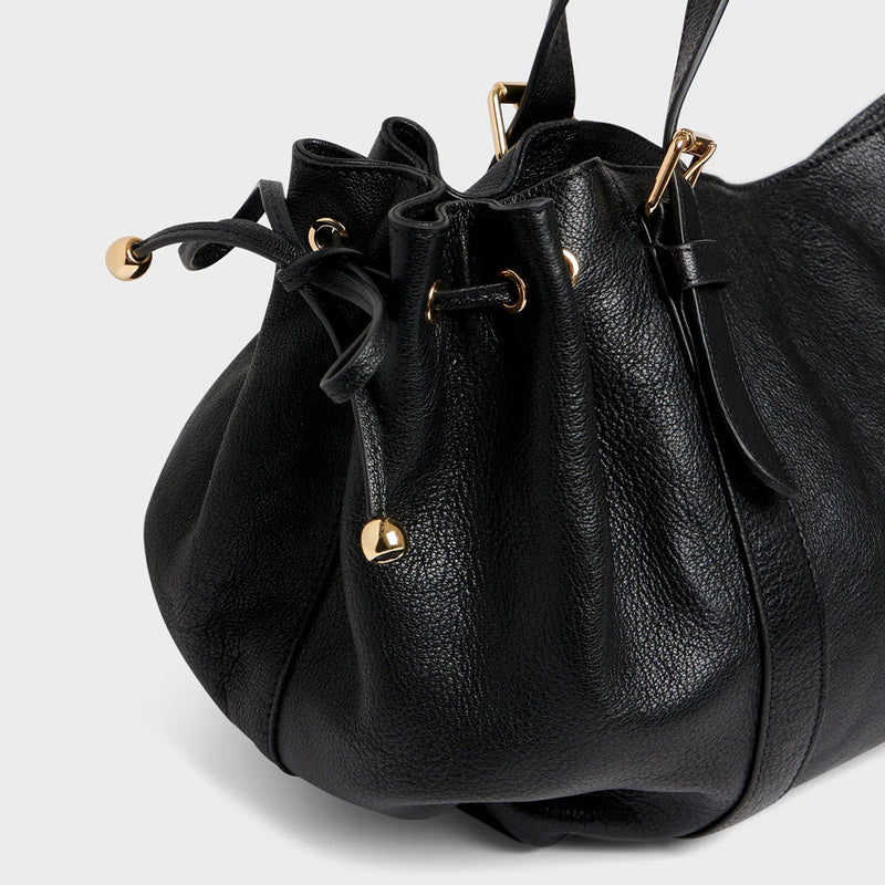 Gerard Darel Sac en cuir Le 24h Noir Merci Paris