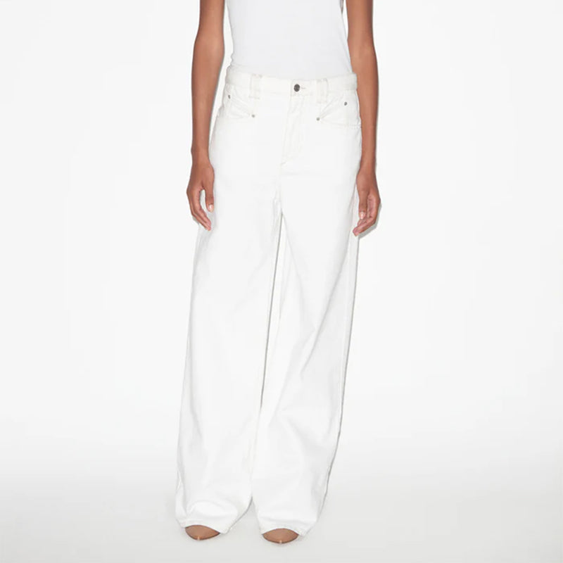 Isabel Marant - Jeans Lemony - Blanc