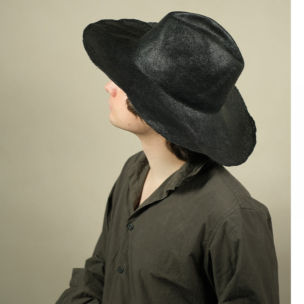 Reinhard Plank - Boncia Raw Hat - Black – Merci Paris