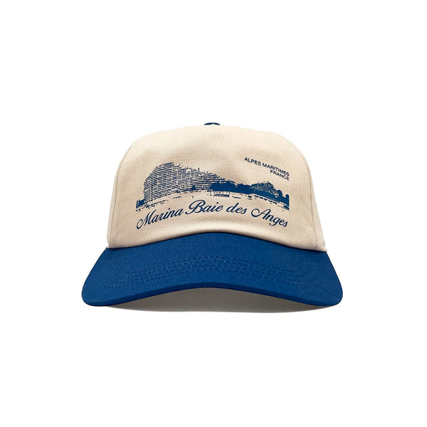 Visit - Casquette Marina Baie des Anges - Blanc & Bleu