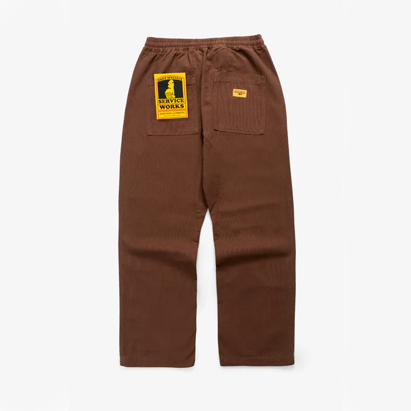 Service Works - Pantalon Chef Canvas - Marron