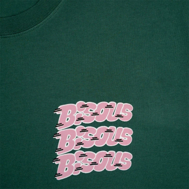Bisous Skateboard - T-shirt Pablo - Vert Forêt