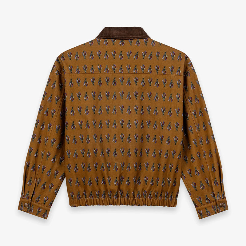 Caleb - Blouson à motif floral - Marron