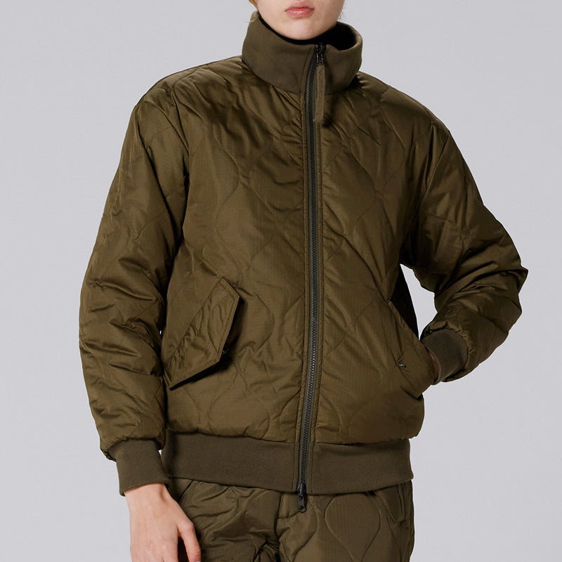 Taion - Veste Military Reversible Down - Vert/Blanc