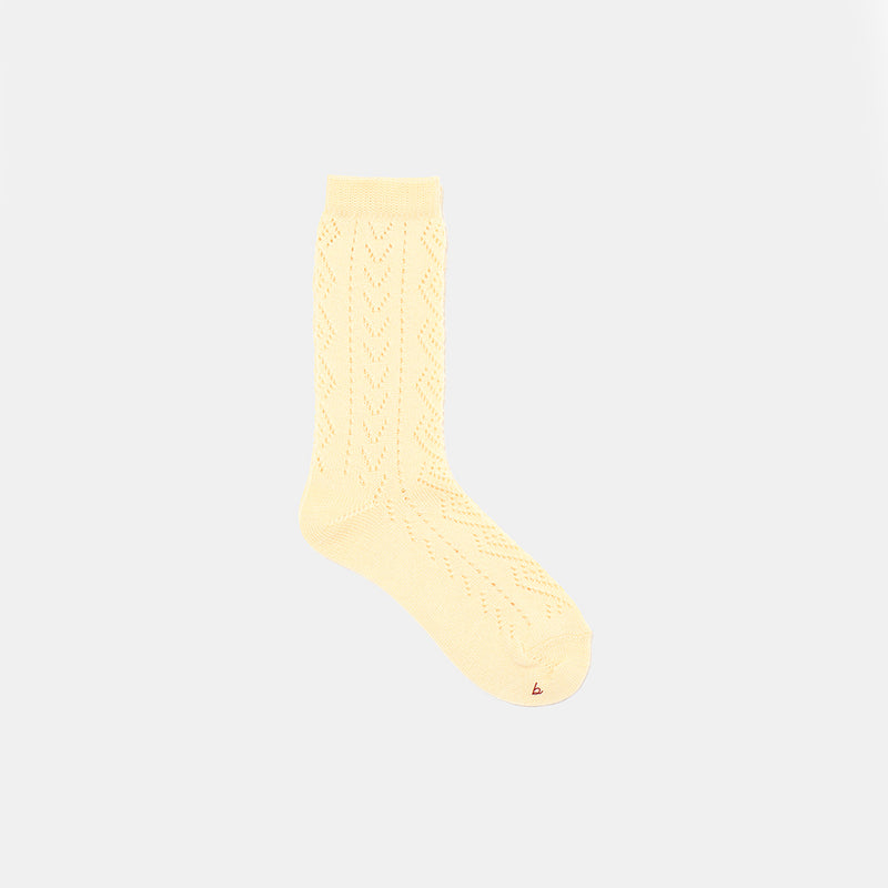 Babaco - Chaussettes Eyelet - Crème