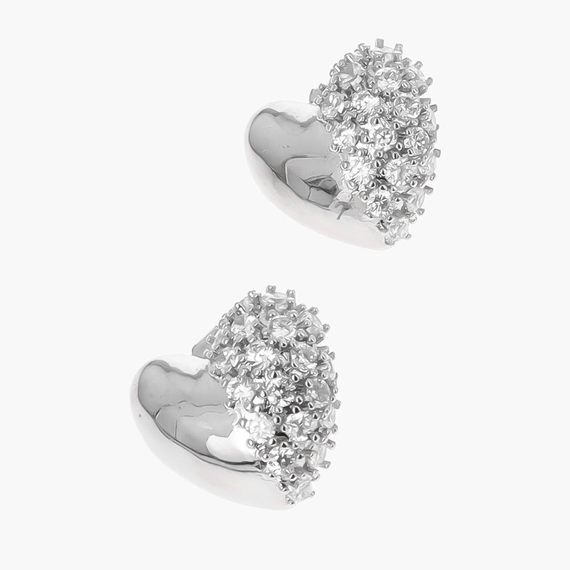 Justine Clenquet - Boucles d'oreilles Siam - Palladium