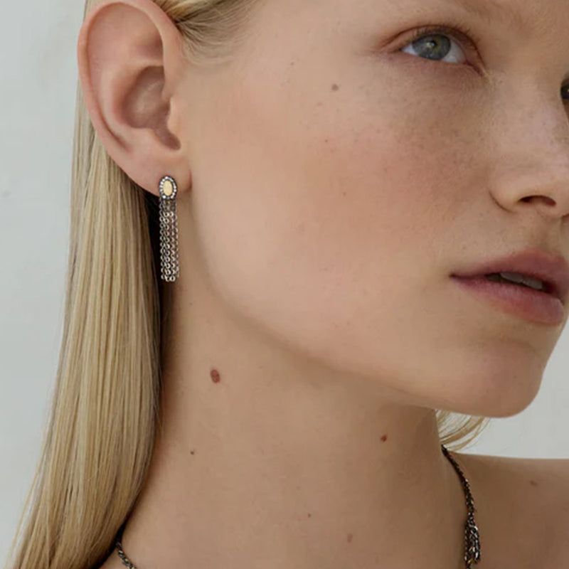 Marie Laure Chamorel - Boucles d'oreilles n°936 - Ruthenium