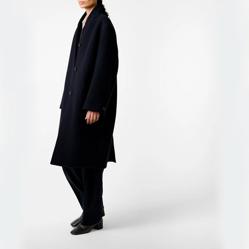 Studio Nicholson - Manteau Morro - Marine Foncé