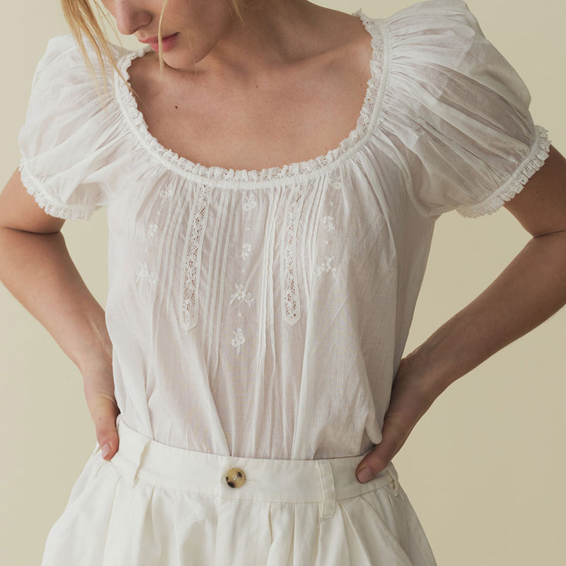 Dôen - Blouse Frederica - Blanc