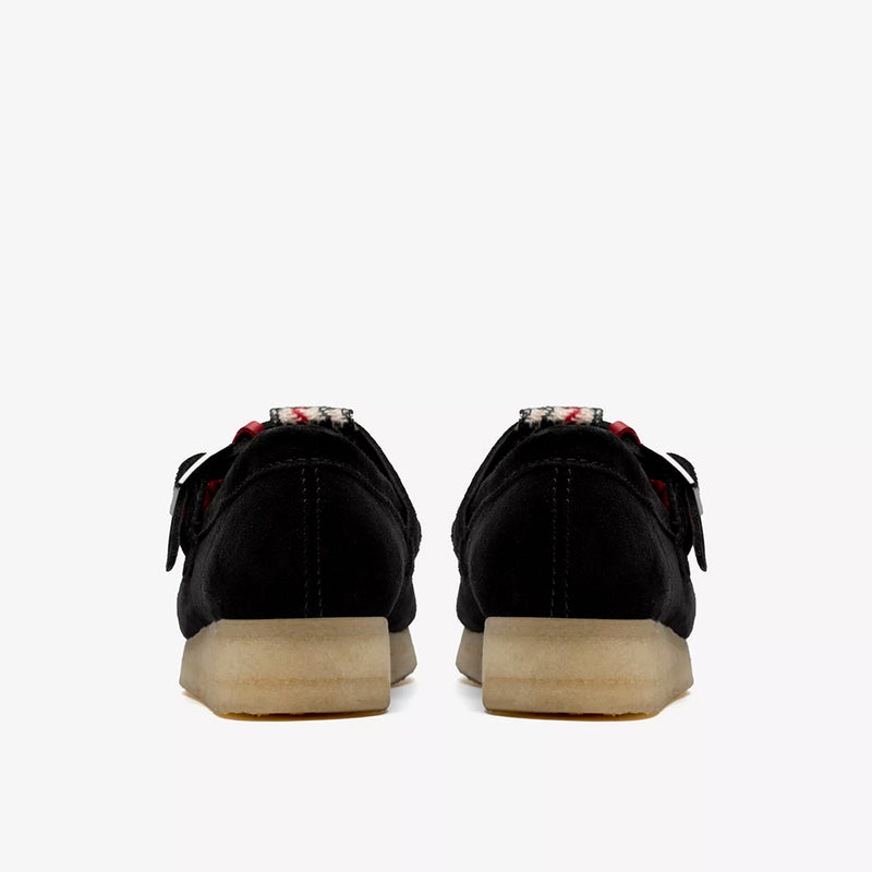 Clarks - Wallabee T Bar - Noir Tweed