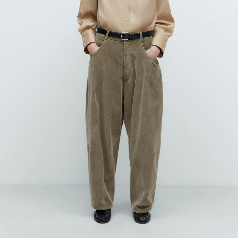 Cordera - Pantalon Baggy Velour - Sage