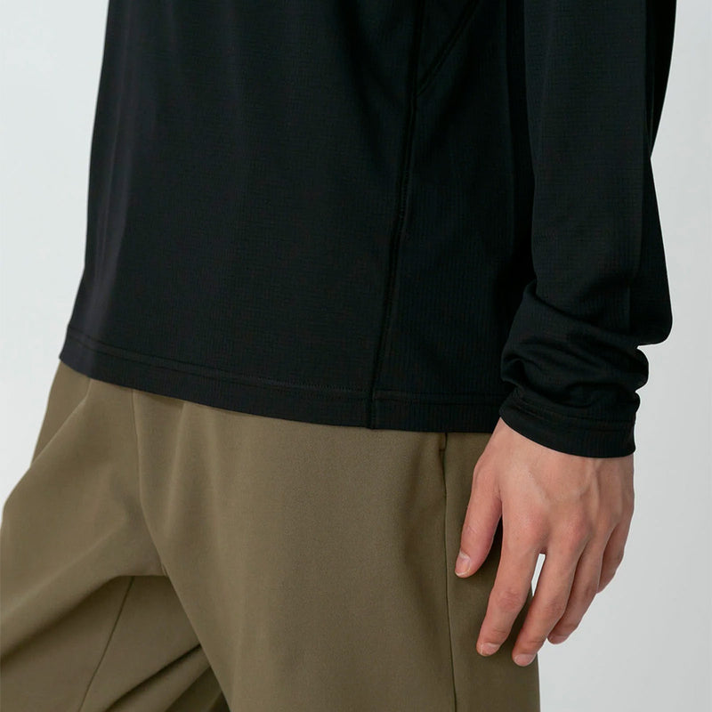 Snow Peak - T-Shirt Pe Power Dry Long - Noir