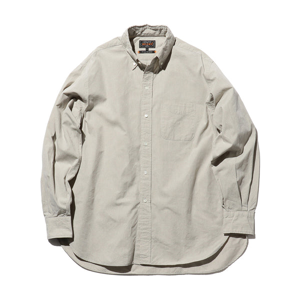 Beams Plus - Chemise Classic Fit - Gris clair