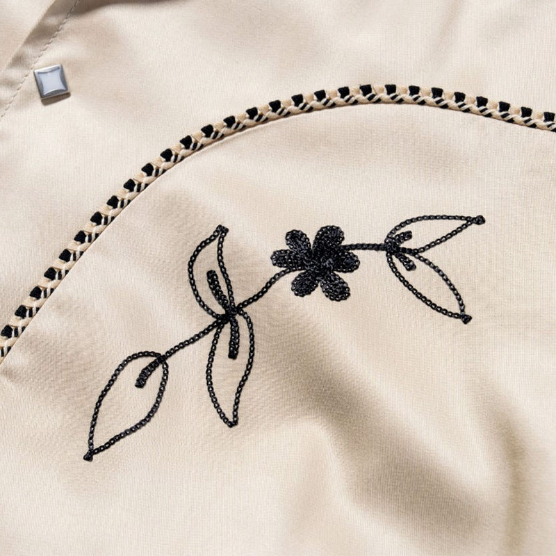 The real McCoys - Veste Western Rayon - Ecru