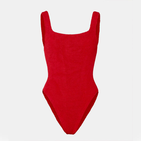 Hunza G - Maillot de bain Square Neck - Rouge