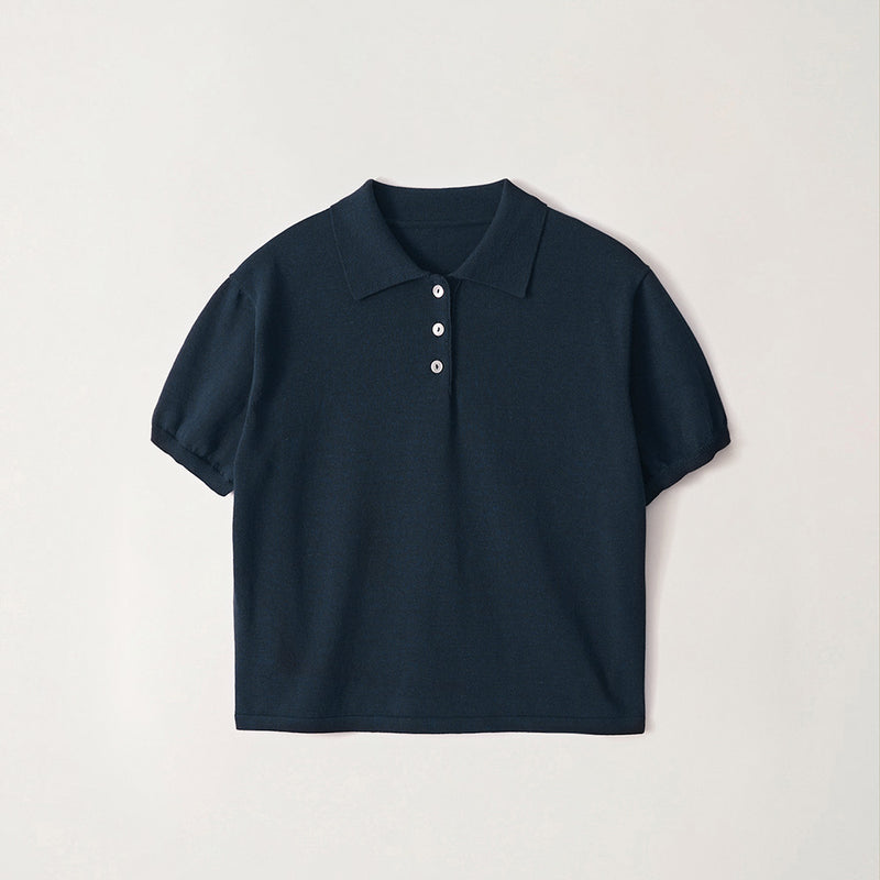 Nothing Written - Polo en tricot - Marine