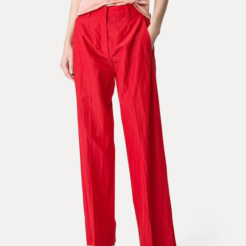 Forte_Forte - Pantalon Tafetas - Rouge