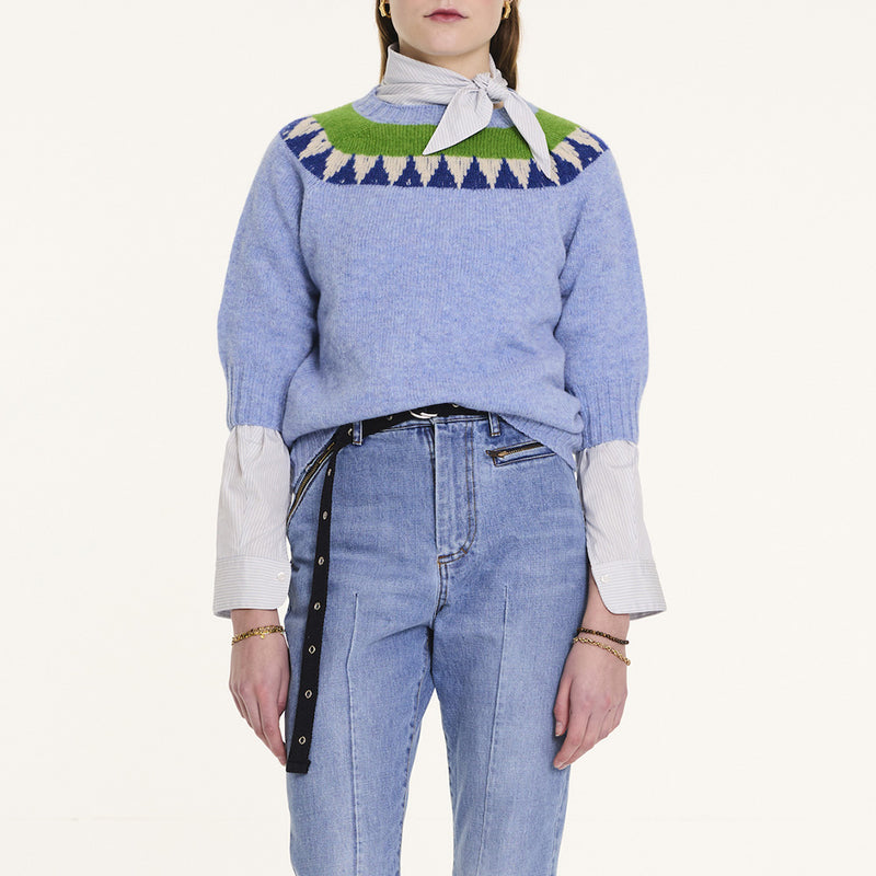 La Fetiche - Maille Otta - Bleu Clair