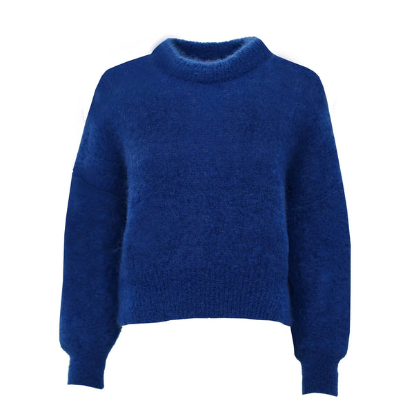 Les Tricots D'o - Pull ras du cou Coco - Bleu