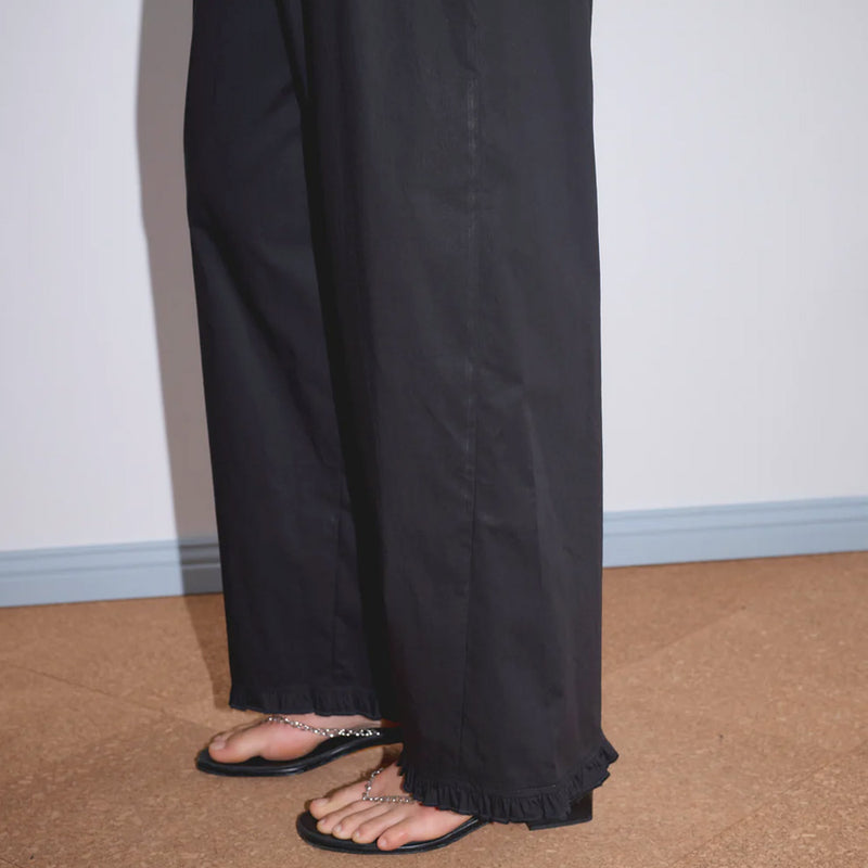 Deiji Studio - Pantalon Flounce - Noir