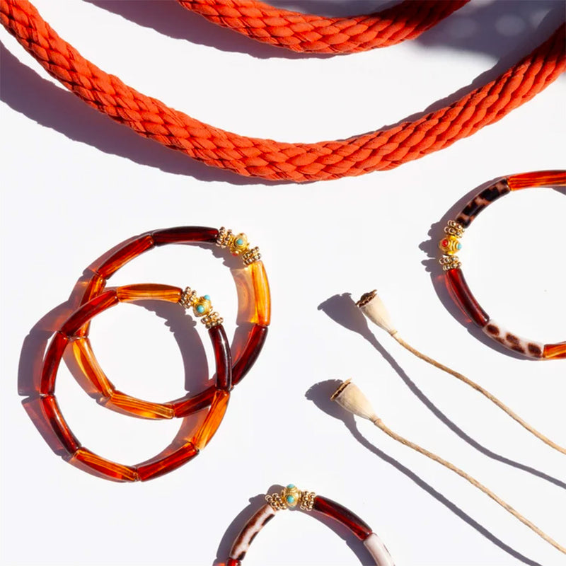 Juhu - Bracelet Duo Mini Leo - Marron