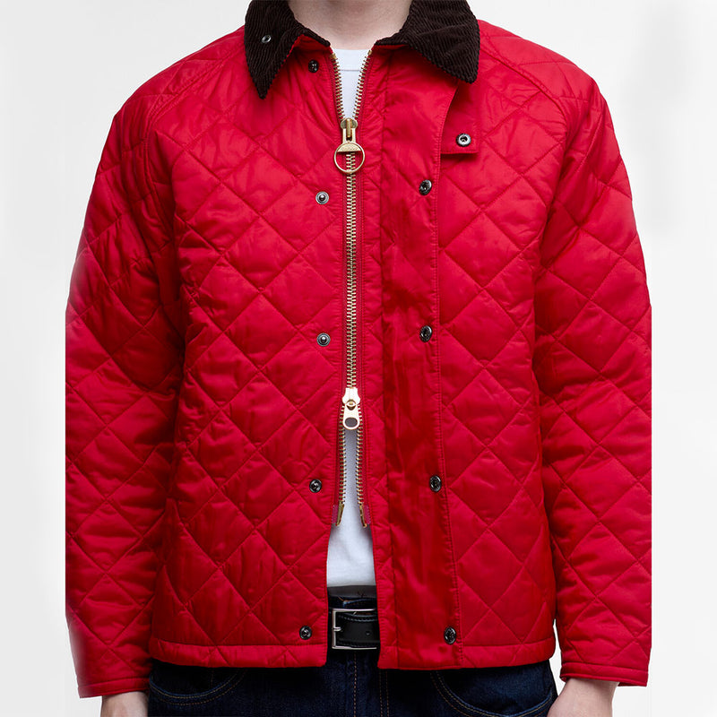 Barbour - Veste Transport Quilted - Rouge