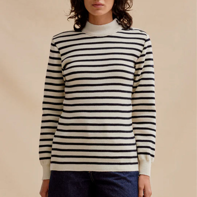 Le Minor - Pull Marin - Ecru & Marine