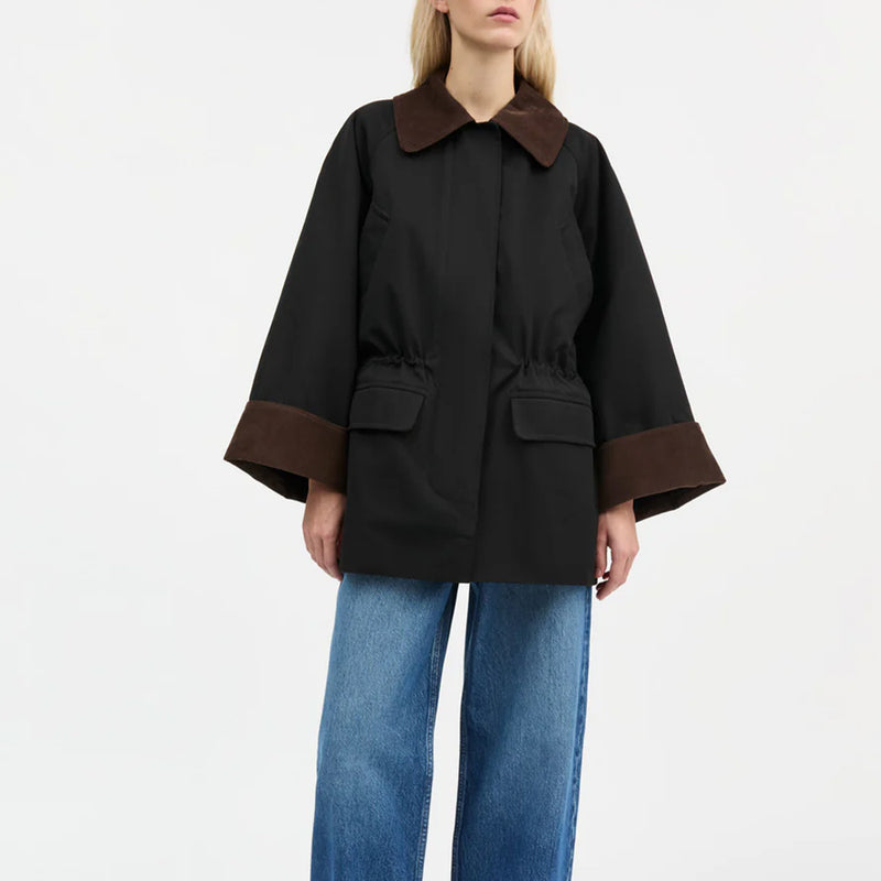 Skall Studio - Veste Gaby - Noir & Marron