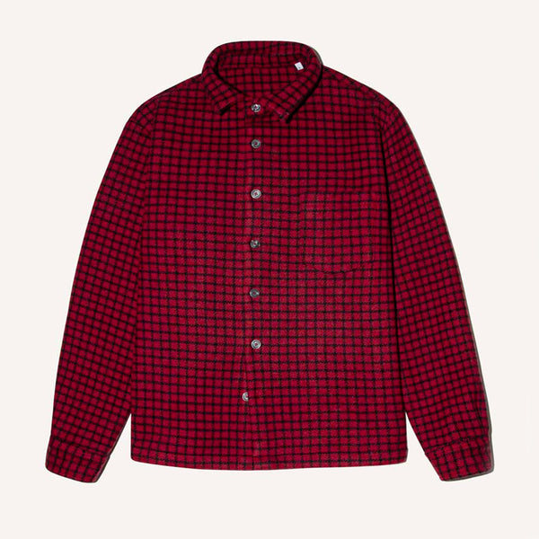 Later - Surchemise Epure à Carreaux - Rouge & Noir