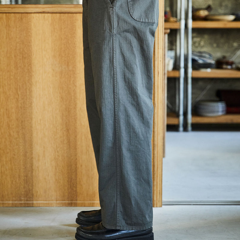 OrSlow - Pantalon de travail français à coupe large - Marron