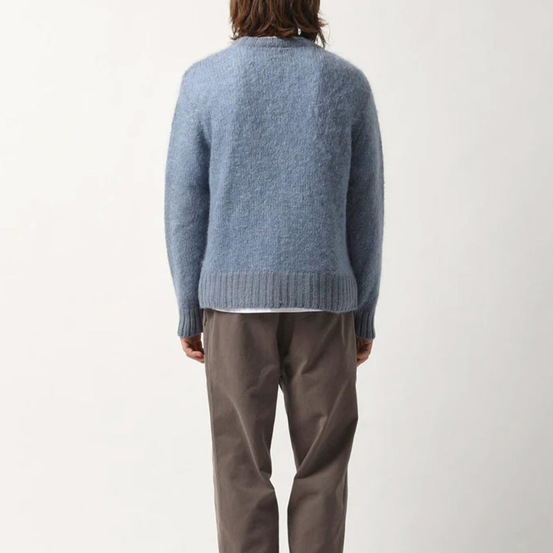 Corridor - Cardigan Mohair - Bleu