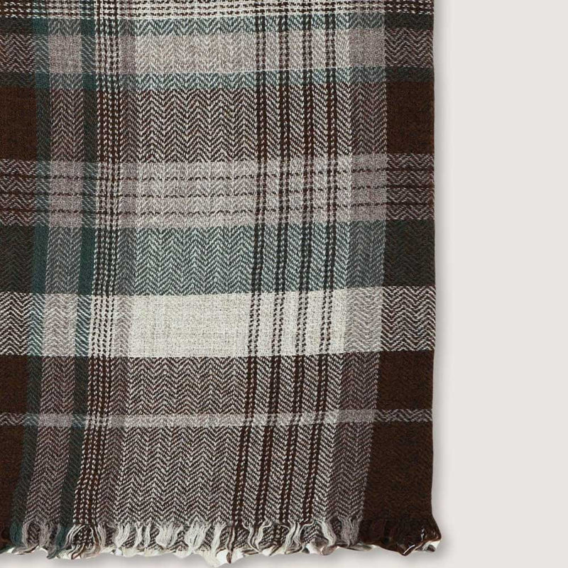 Plaid en laine n°81 - Naturel - Moismont