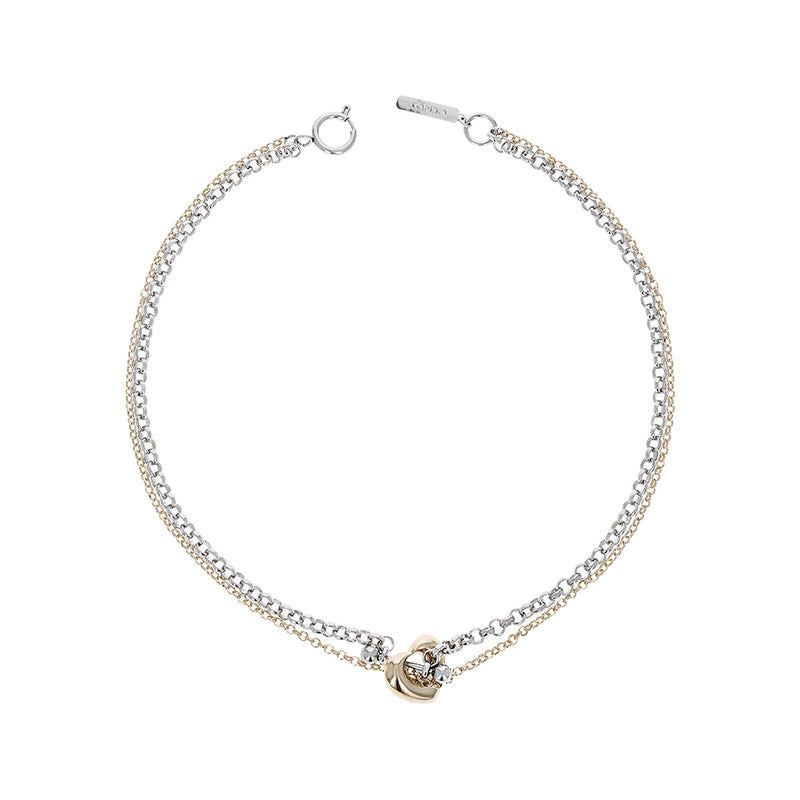 Justine Clenquet - Collier Liu - Gold Palladium