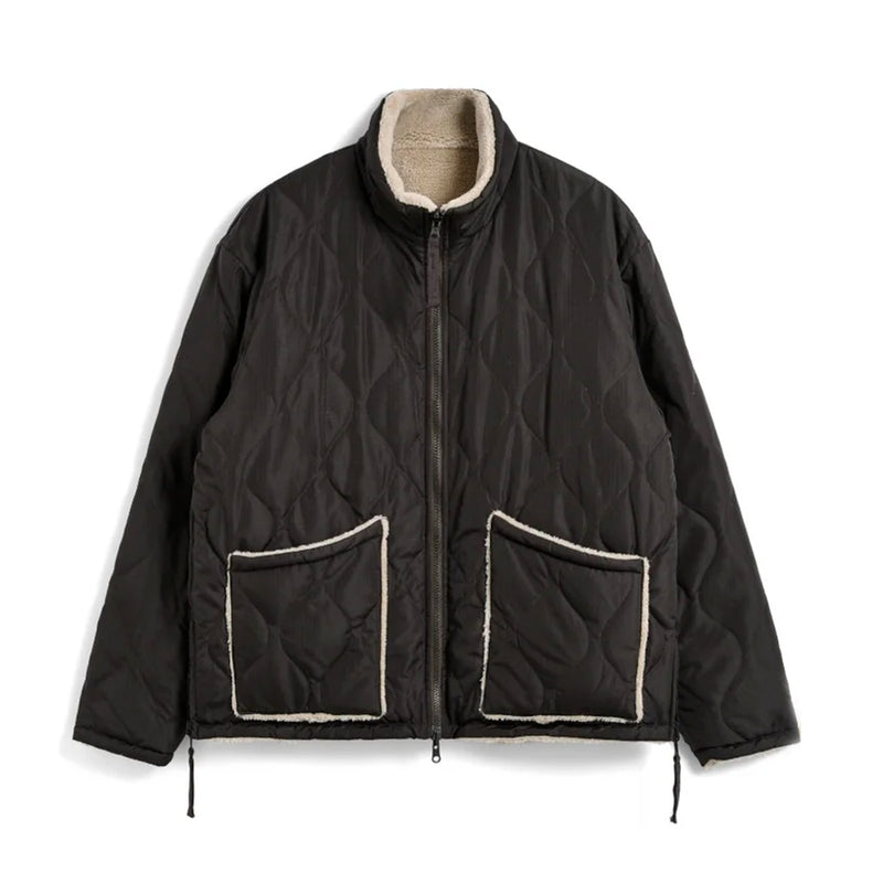Taion - Veste Military Reversible Hi - D Choco Beige