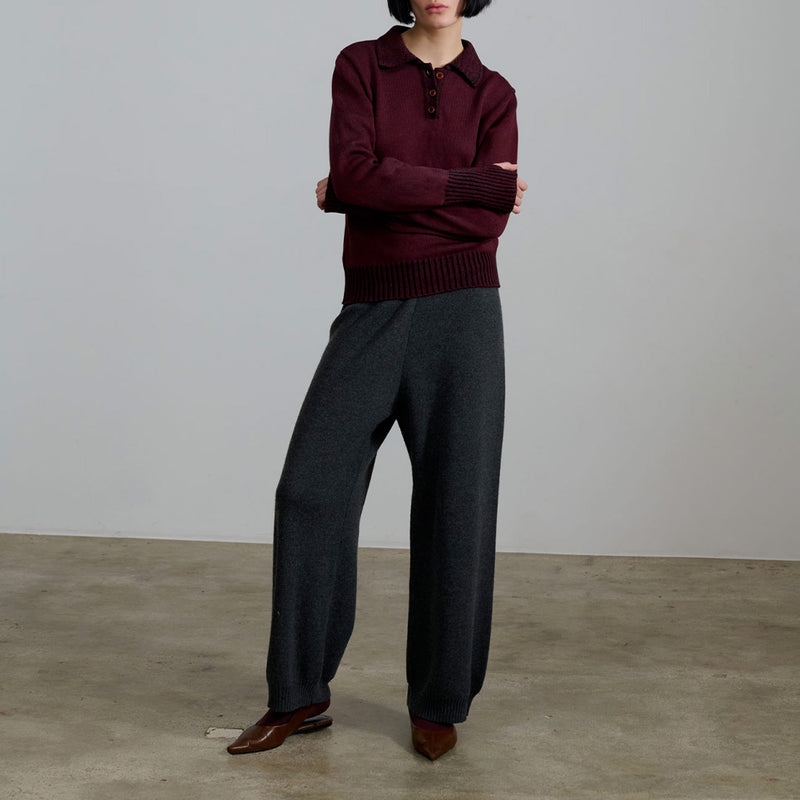 Carlota Cahis - Pull Mustang - Bordeaux